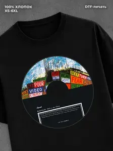 Футболка с принтом Radiohead 1 шт
