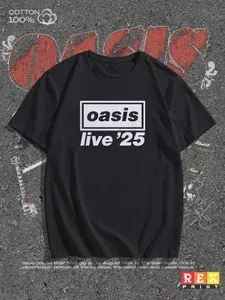 Футболка с принтом Oasis 1 шт