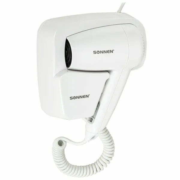Фен для волос настенный Sonnen HD-2101 Ultra Plus, 1300Вт, 2 скорости, белый (608481), 10шт.