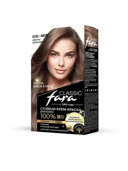 Стойкая крем-краска для волос Classic 506 Fara Classic