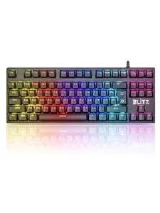 Defender Игровая клавиатура проводная , (Outemu Blue), черный