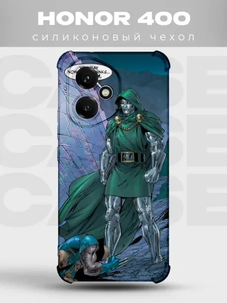 Чехол на Honor 400 Мстители avengers супергерои дум комикс PRINTberries