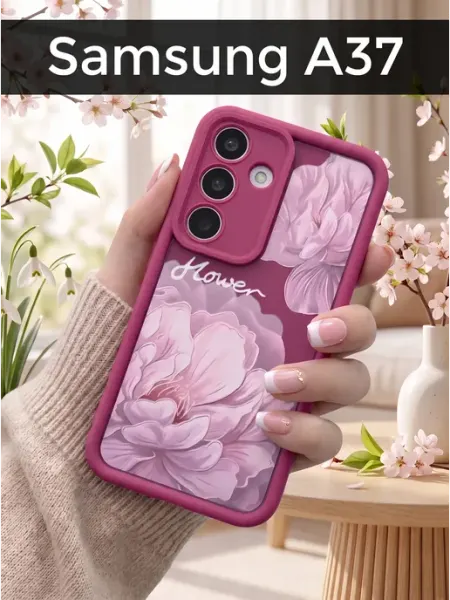 Чехол на Samsung A37 Цветок Good Luck Clover