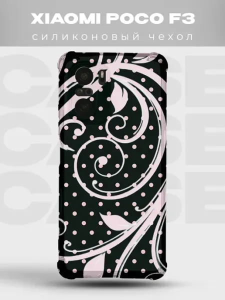 Чехол на Xiaomi Poco F3 в горошек Polka Dot PRINTberries