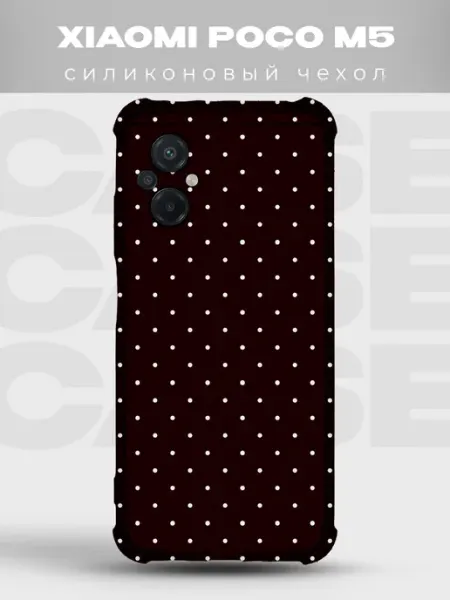 Чехол на Xiaomi Poco M5 в горошек Polka Dot PRINTberries