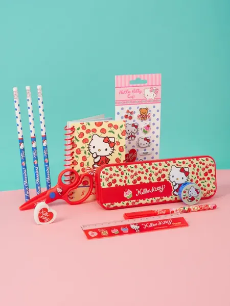 Подарочный набор канцелярии 11 предметов Hello Kitty