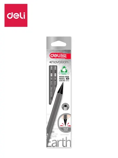 Карандаш Deli HB EC076-HB, 5 штук