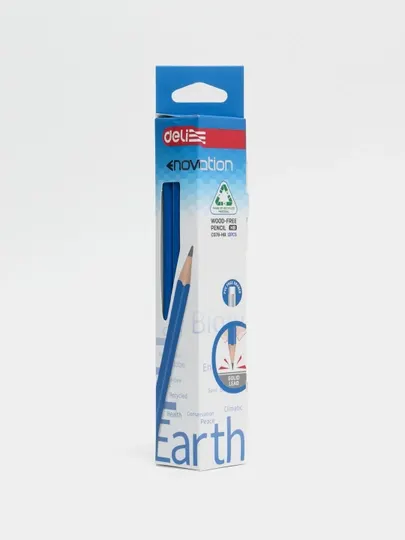 Карандаш чернографитный пластиковый HB Deli ENOVATION EC078-HB