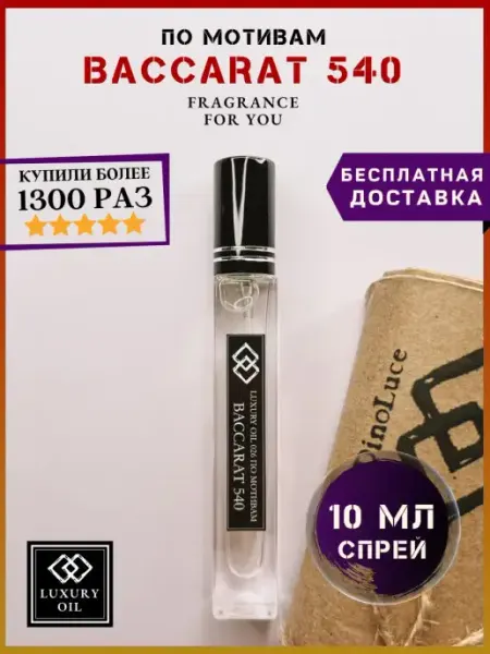 Духи DinoLuce Baccarat 540 Бакарат 540 LUXURY OIL