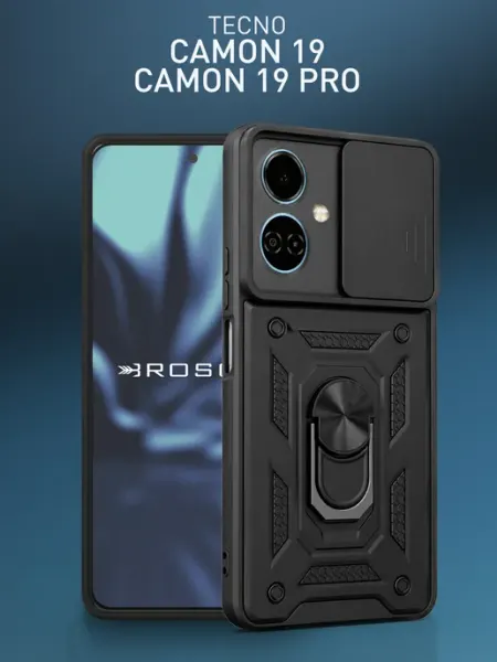 Чехол на Tecno Camon 19 и 19 Pro с защитой камеры Rosco