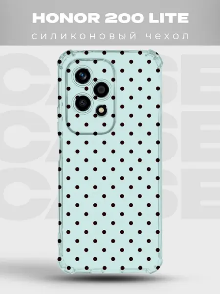 Чехол на Honor 200 Lite в горошек Polka Dot PRINTberries