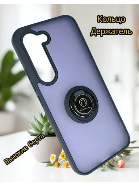 Чехол на Tecno Spark 40 Pro матовый с кольцом Moscow Cover