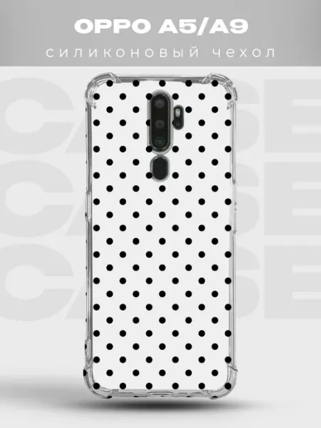 Чехол на Oppo A5 A9 в горошек Polka Dot PRINTberries
