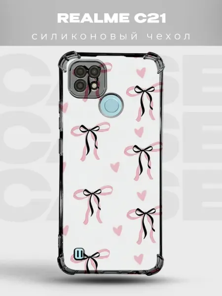 Чехол на Realme C21 в горошек Polka Dot PRINTberries