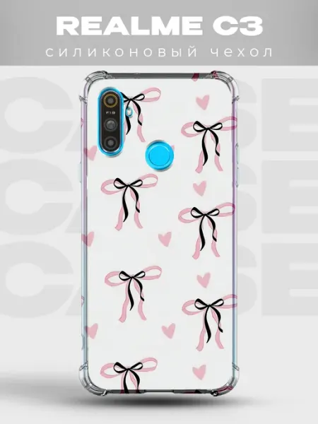Чехол на Realme C3 в горошек Polka Dot PRINTberries