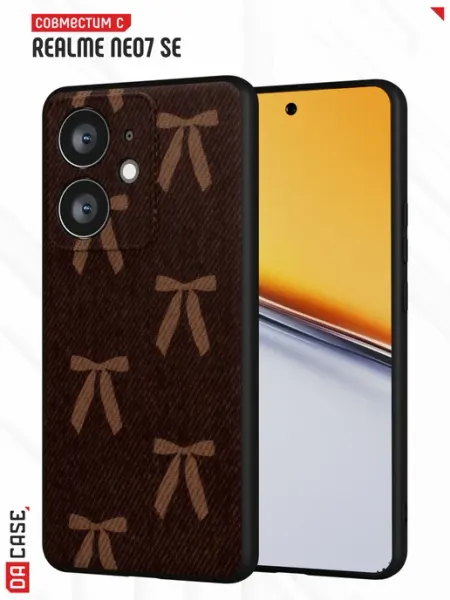 Чехол на Realme Neo7 SE с принтом бантики DACase