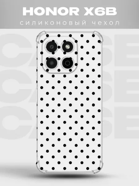 Чехол на Honor X6B в горошек Polka Dot PRINTberries
