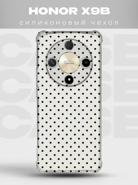 Чехол на Honor X9B в горошек Polka Dot PRINTberries