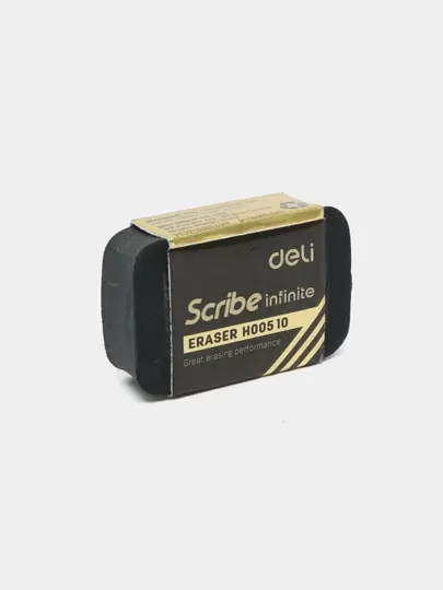 Ластик 5 шт, Deli H00510, черный