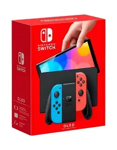 Игровая приставка Nintendo Switch OLED Neon 64+64ГБ +20Игр