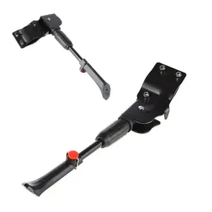 Подножка на велосипед (велосипедная) 26"-29" задняя HS-002B, чёрная, алюминиевая.