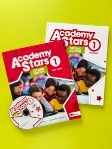 Academy Stars 1 SECOND Edition: Students Book + Workbook (учебник и рабочая тетрадь) + CD | Clarke Sue