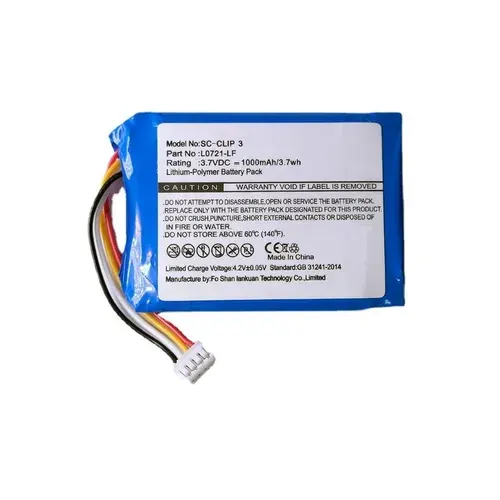 Аккумуляторная батарея MyPads для беспроводной колонки-динамика JBL Clip 3 (L0721-LF) 3.7V 1000mAh