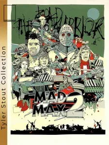 Постермания Постер "Безумный Макс 2: Воин дороги (1981) Тайлер Стаут АРТ", 100х70 см