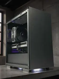 KWIK Системный блок (AMD Ryzen 7 5800X, RAM 64 ГБ, SSD 1500 ГБ, NVIDIA GeForce RTX 5060 (8 Гб), Windows 11 Pro), черный