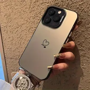 Чехол на Айфон 11 Про / iPhone 11 Pro черный знак сердца