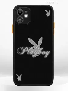Чехол на iPHONE 11 , чехол на айфон 11 с принтом Плейбой