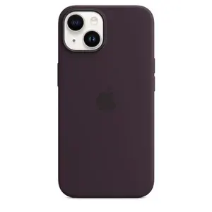Чехол силиконовый для Apple Iphone 14 MagSafe, Анимация, Elderberry / Бордовый