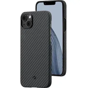 Чехол Pitaka для iPhone 14 Plus (KI1401M), кевлар, черно-серый