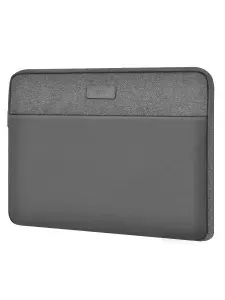 Чехол-конверт для ноутбука до 16.2 дюймов WiWU Minimalist Laptop Sleeve для Macbook Pro 16, серый