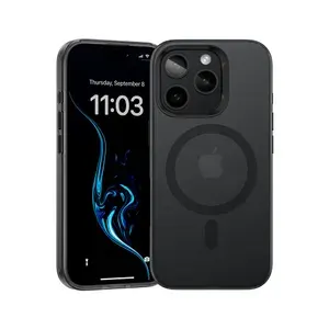 Чехол силиконовый Benks Lucid Armor Case (MagSafe) для iPhone 16 Pro 6.3", цвет черный (Black)