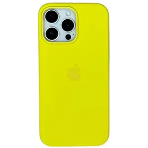Чехол SILICONE CASE для смартфона IPHONE 16 PRO с MagSafe, силиконовый чехол с NFC, цвет Желтый (Star Fruit)