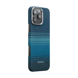 Чехол Pitaka Tactile Woven case для iPhone 16 Pro - Moonrise