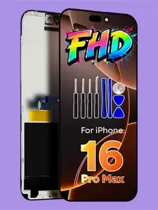 Дисплей для iPhone 16 Pro Max, качество FHD, с набором отверток