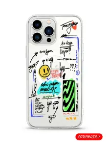 Чехол для iphone 16 pro max "Заметки"
