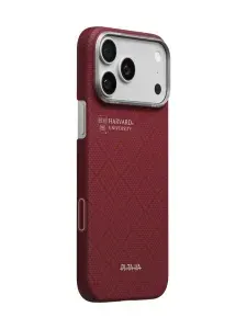 Pitaka Гарвард для iPhone 17 Pro Чехол для смартфона, багровый