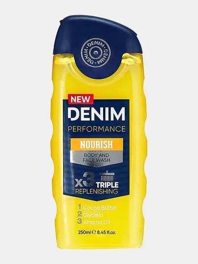 Гель для душа и лица Denim Perfonmance, 250 мл