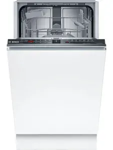 Встраиваемая посудомоечная машина BOSCH SPV2IKX01Q, Serie 2, 45 см узкая, 9 комплектов, 5 программ, защита от протечек, серебристый