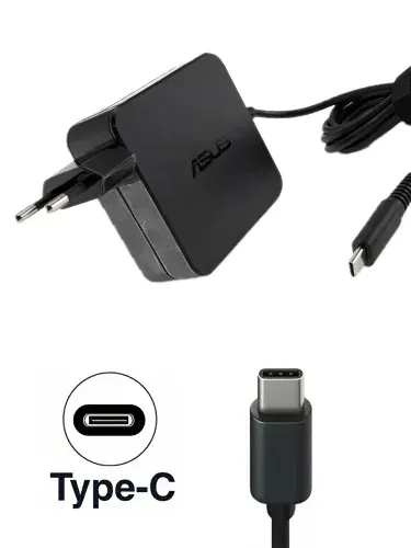 Зарядное устройство для ноутбука Asus, GX550LXS, 20V - 3.25A, (Штекер: Type-C) 65 Вт Квадратный