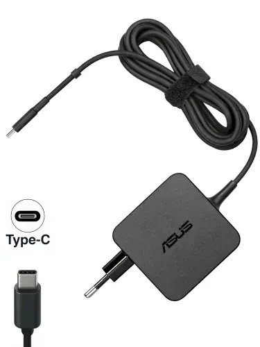 Зарядное устройство для ноутбука Asus, ROG Zephyrus GX701LV-HG053, 20V - 3.25A, (Штекер: Type-C) 65 Вт Квадратный