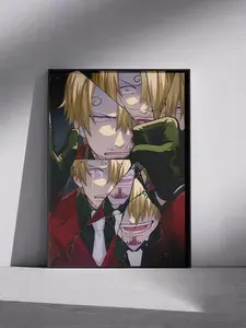 Постер на стену по аниме One Piece/ Санджи / Плакат формата А4 (21*30 см)