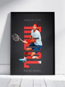 Плакат на стену для интерьера Лучшие Теннисисты (Рафаэль Надаль - Rafael Nadal 3) - Постер по спорту и физической активности формата A4 (21x30 см)