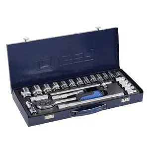Набор инструментов JONSER JBR-24 (24 предмета, набор головок, кейс в комплекте) Для автомобиля / дома