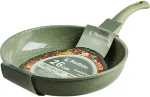 PERFECTO LINEA Сковорода алюминиевая 26 см Cook&Fun природный зелёный (55-265813)