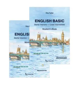Рита Файфель. English Basic (учебник + рабочая тетрадь). Курс английского языка для начинающих взрослых, объединяющий 3 уровня: Starter Intensive, Elementary, Pre-Intermediate и Intermediate