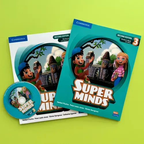 Super Minds 3 Second Edition Учебник + Рабочая Тетрадь + CD/DVD